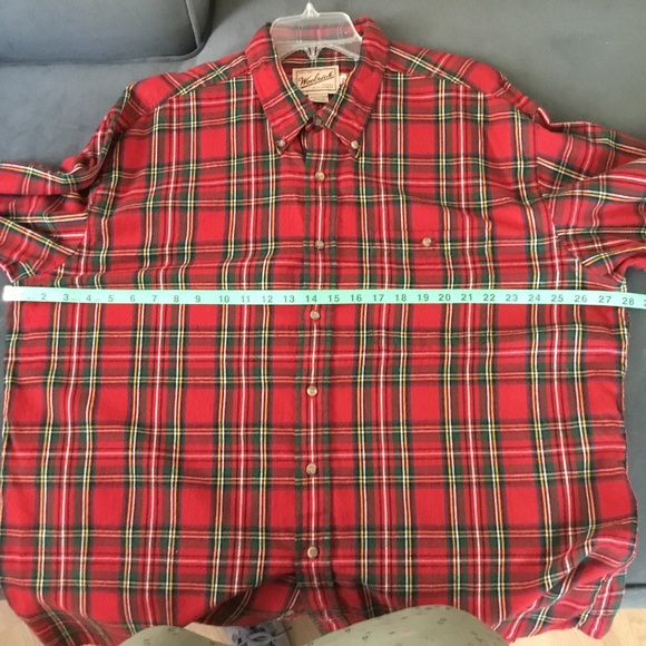 Men Woolrich flannel Shirt - Picture 4 of 7